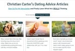 Screenshot of Christian Carter's blog