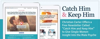 Christian Carter Offers a Free Newsletter to Help Single Women Understand Men