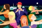 Illustration of a Trump supporter by John Jay Cabuay