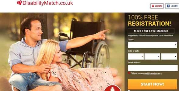 Screenshot of Disability Match Screenshot of Disability Match
