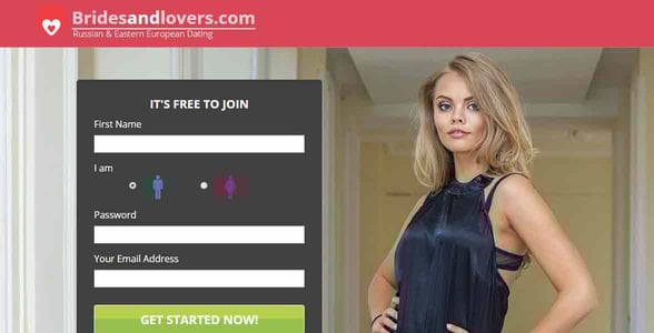 Screenshot of BridesAndLovers.com Screenshot of BridesAndLovers.com