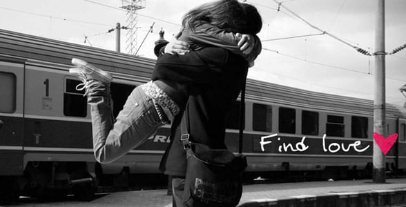 Photo of a couple hugging