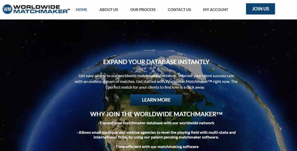 Screenshot of Worldwide Matchmaker