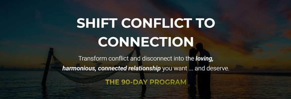 Screenshot from the "Conflict to Connection" program Screenshot from the "Conflict to Connection" program