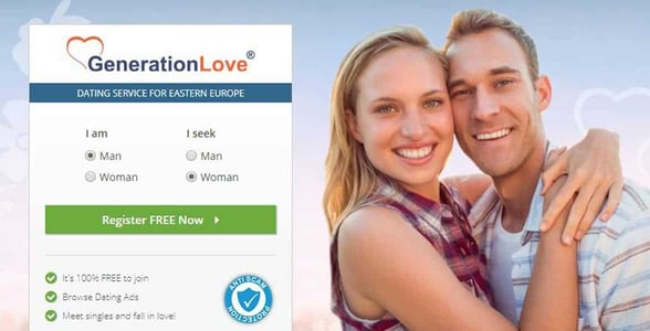 Screenshot of GenerationLove's website