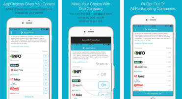 Screenshots of the AppChoices App Screenshots of the AppChoices App