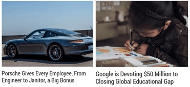 Screenshot of Good News Network Stories
