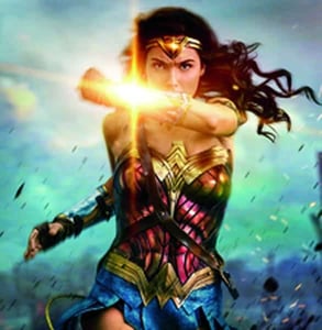 The move poster for Wonder Woman The move poster for Wonder Woman