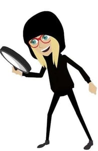 Cartoon of an investigator Cartoon of an investigator
