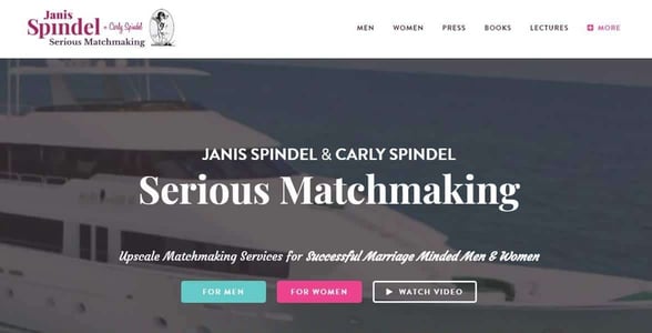 Screenshot of Janis and Carly Spindel's website
