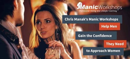 <span style='font-size: 34px;'>Chris Manak’s Manic Workshops Help Men Gain the Confidence They Need to Approach Women</span>