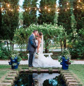 Photo of a wedding in the Moonlight Garden Photo of a wedding in the Moonlight Garden