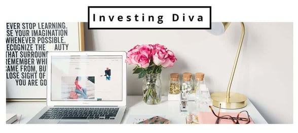 Screenshot of Investing Diva homepage Screenshot of Investing Diva homepage
