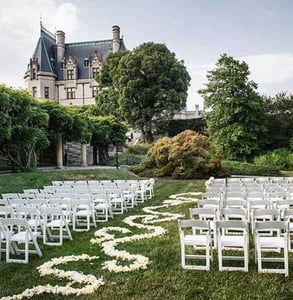 Photo of a wedding at the Biltmore Estate Photo of a wedding at the Biltmore Estate