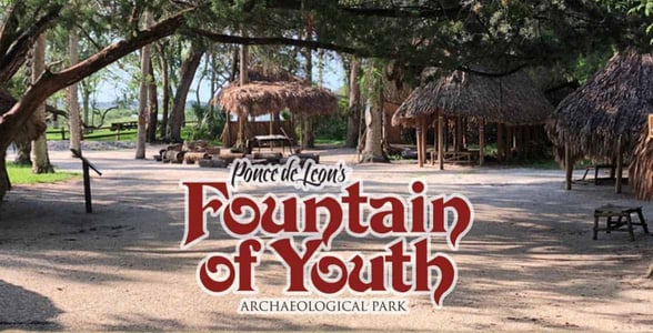 Screenshot from the Fountain of Youth Florida website Screenshot from the Fountain of Youth Florida website