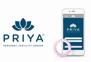 Photo of Priya's app, ring, and logo Photo of Priya's app, ring, and logo