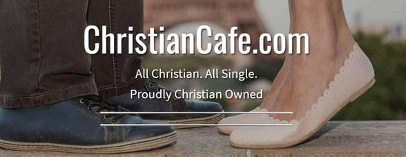 Screenshot of the ChristianCafe.com homepage Screenshot of the ChristianCafe.com homepage
