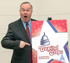 Photo of Capitol Steps member and Manager Mark Eaton Photo of Capitol Steps member and Manager Mark Eaton