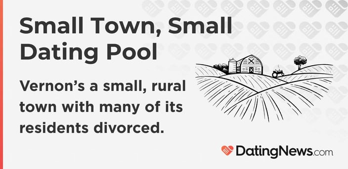 Small Town, Small Dating Pool Vernonâs a small, rural town with many of its residents divorced.