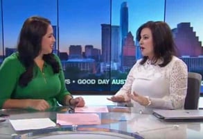 Photo of Julia on "Good Day Austin" Photo of Julia on "Good Day Austin"