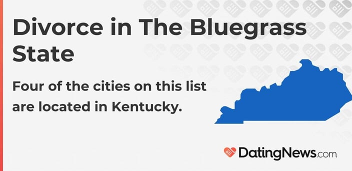 Four of the cities on this list are located in Kentucky.