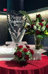 Photo of Valentine's Day decorations at Moody Gardens