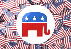 Photo of the Republican elephant