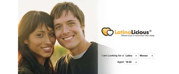 Screenshot of the LatinoLicious homepage Screenshot of the LatinoLicious homepage