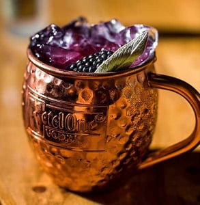 Photo of a Moscow Mule Photo of a Moscow Mule