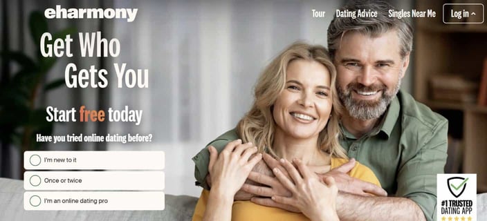 eharmony homepage eharmony homepage
