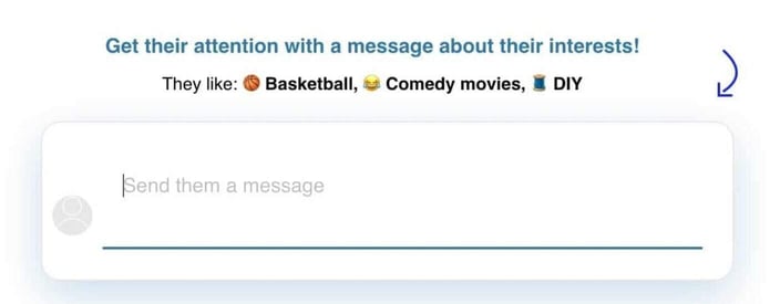 Profile insights about interests