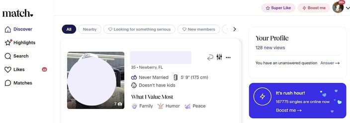 Match Dashboard Match Dashboard