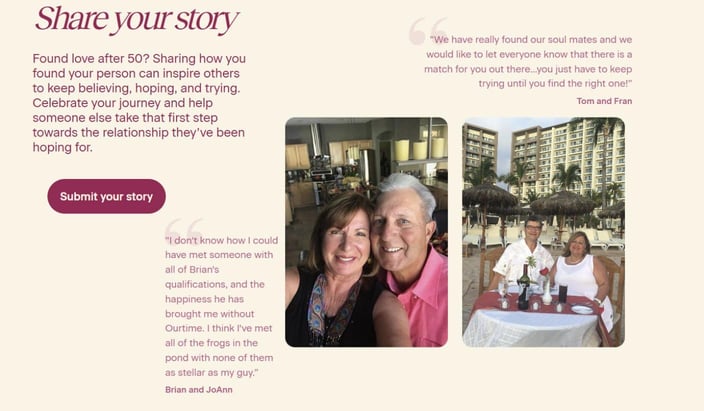 OurTime success story