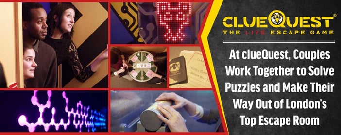 Cluequest Couples Work Together At Londons Top Escape Room