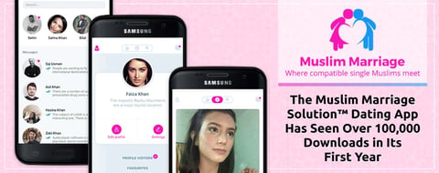 <span style='font-size: 34px;'>The Muslim Marriage Solution™ Dating App Has Seen Over 100,000 Downloads in Its First Year</span>