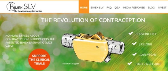 Screenshot from the Bimek website Screenshot from the Bimek website