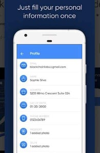 Screenshot of Blockpass KYC Screenshot of Blockpass KYC