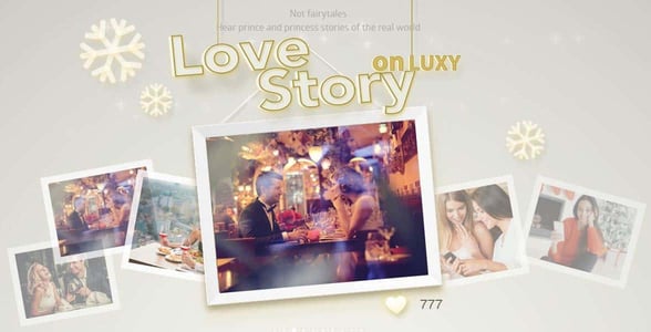 Screenshot from Luxy's success story page