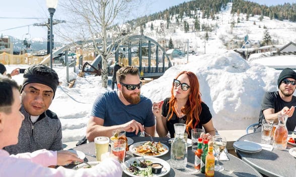 Photo of people dining in Park City Photo of people dining in Park City