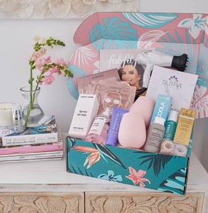 Photo of a FabFitFun subscription box Photo of a FabFitFun subscription box