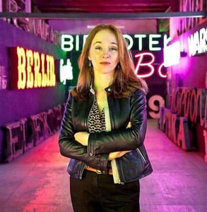 Photo of Ilona Karwinska, Co-Founder of the Neon Muzeum Photo of Ilona Karwinska, Co-Founder of the Neon Muzeum