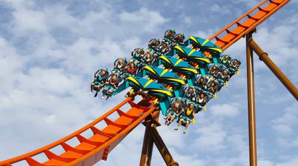 Photo of Thunderbird roller coaster Photo of Thunderbird roller coaster