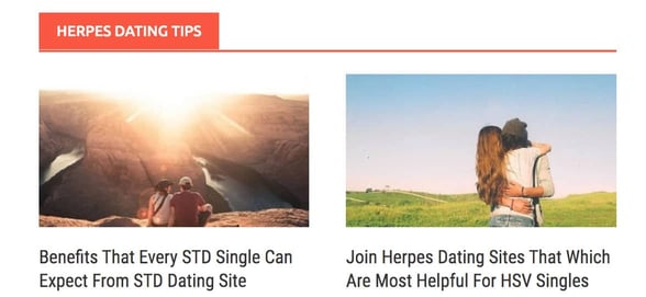 Screenshot of HDatingSites.com blog Screenshot of HDatingSites.com blog