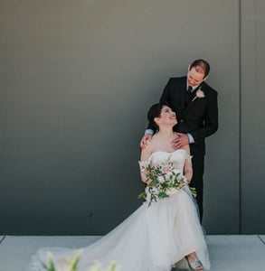Photo of Danielle and Brandon on their wedding day Photo of Danielle and Brandon on their wedding day