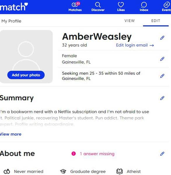 match online dating discount