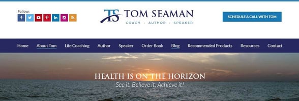 Screenshot from Tom Seaman's website Screenshot from Tom Seaman's website