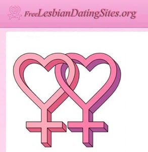 Screenshot of a page on FreeLesbianDatingSites.org