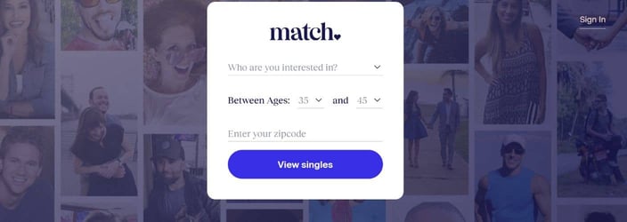 Match hompage Match hompage