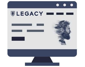 Graphic of Legacy on a computer Graphic of Legacy on a computer
