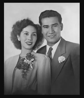 Photo of Florencio Delgado and his wife Maria Photo of Florencio Delgado and his wife Maria
